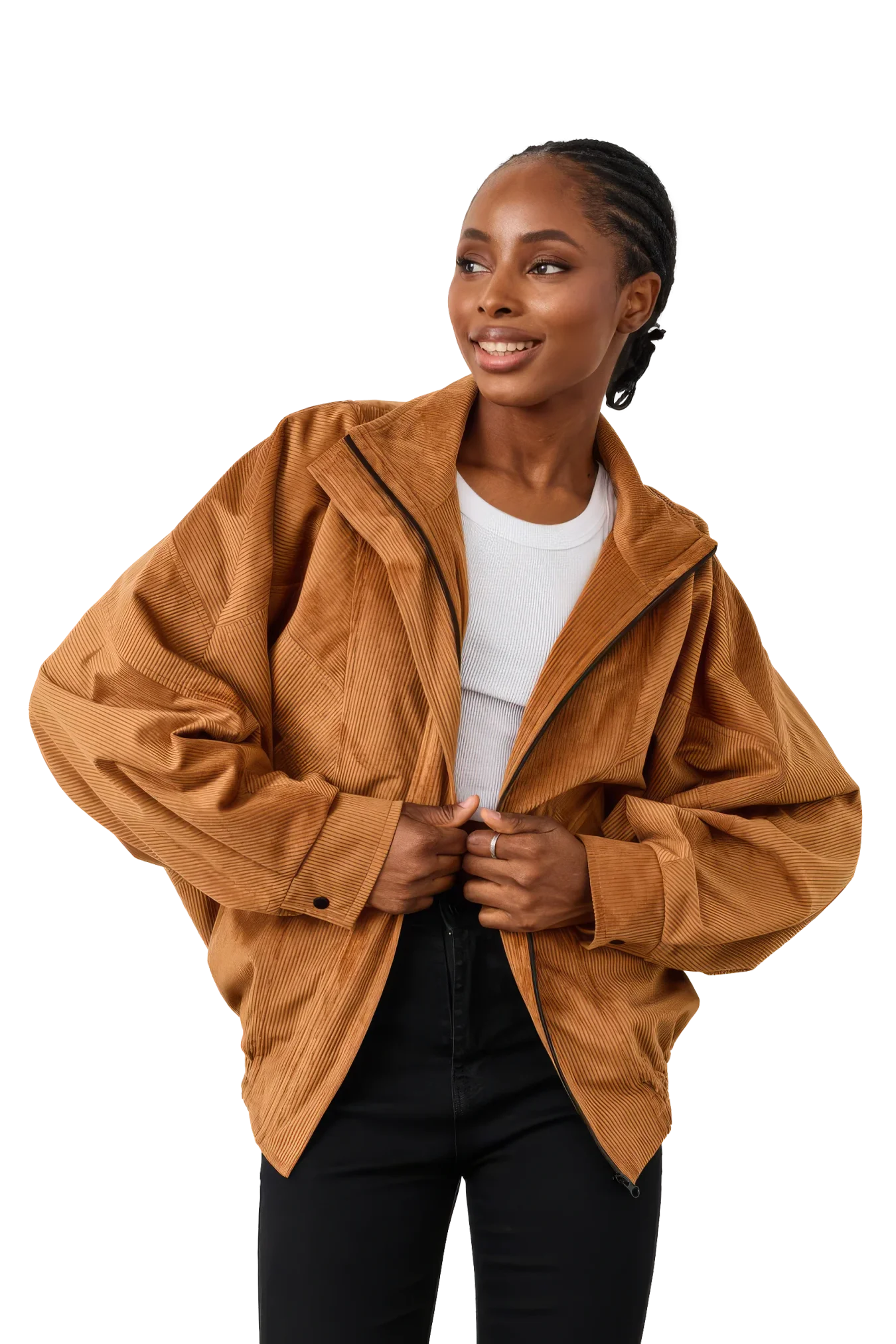 Velvet Corduroy Jacket (Cinnamon)